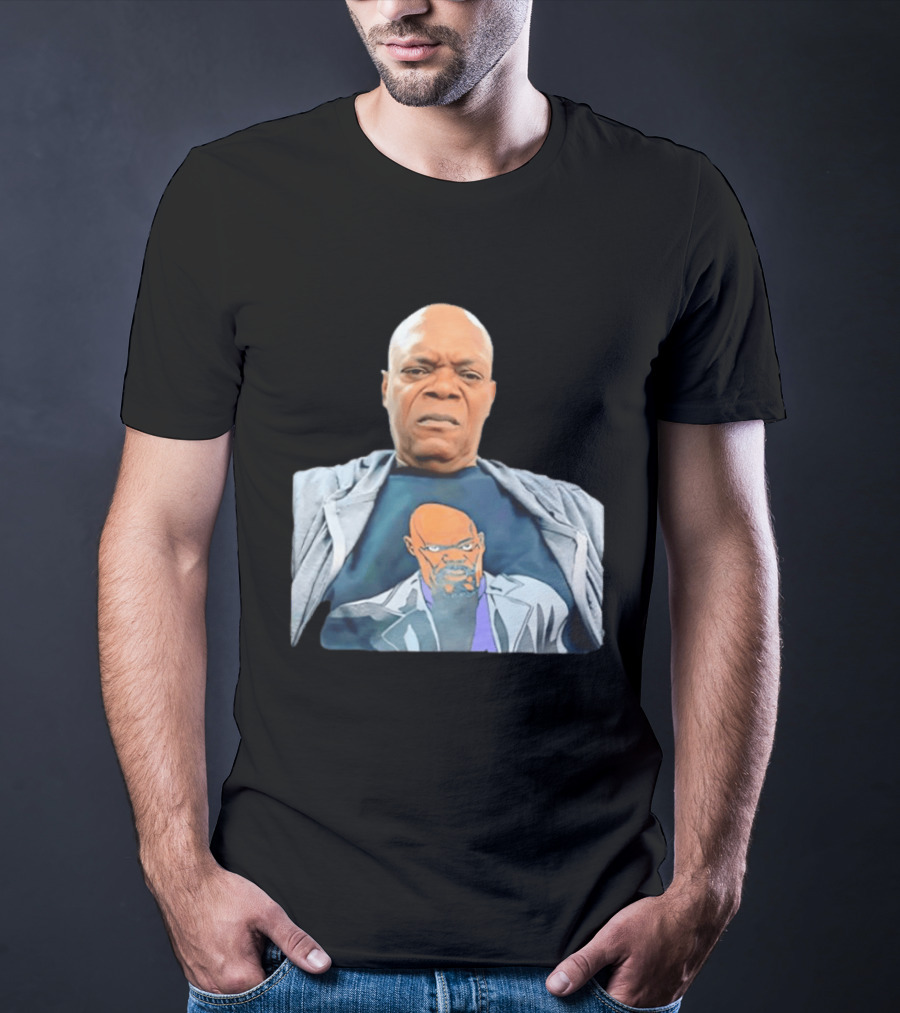 Samuel L Jackson Nick Fury Marvel Cinematic Universe Marvel Studios T-Shirt