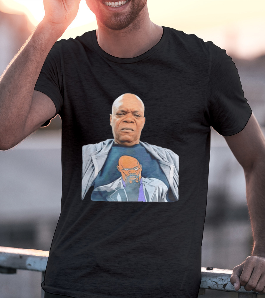 Samuel L Jackson Nick Fury Marvel Cinematic Universe Marvel Studios T-Shirt