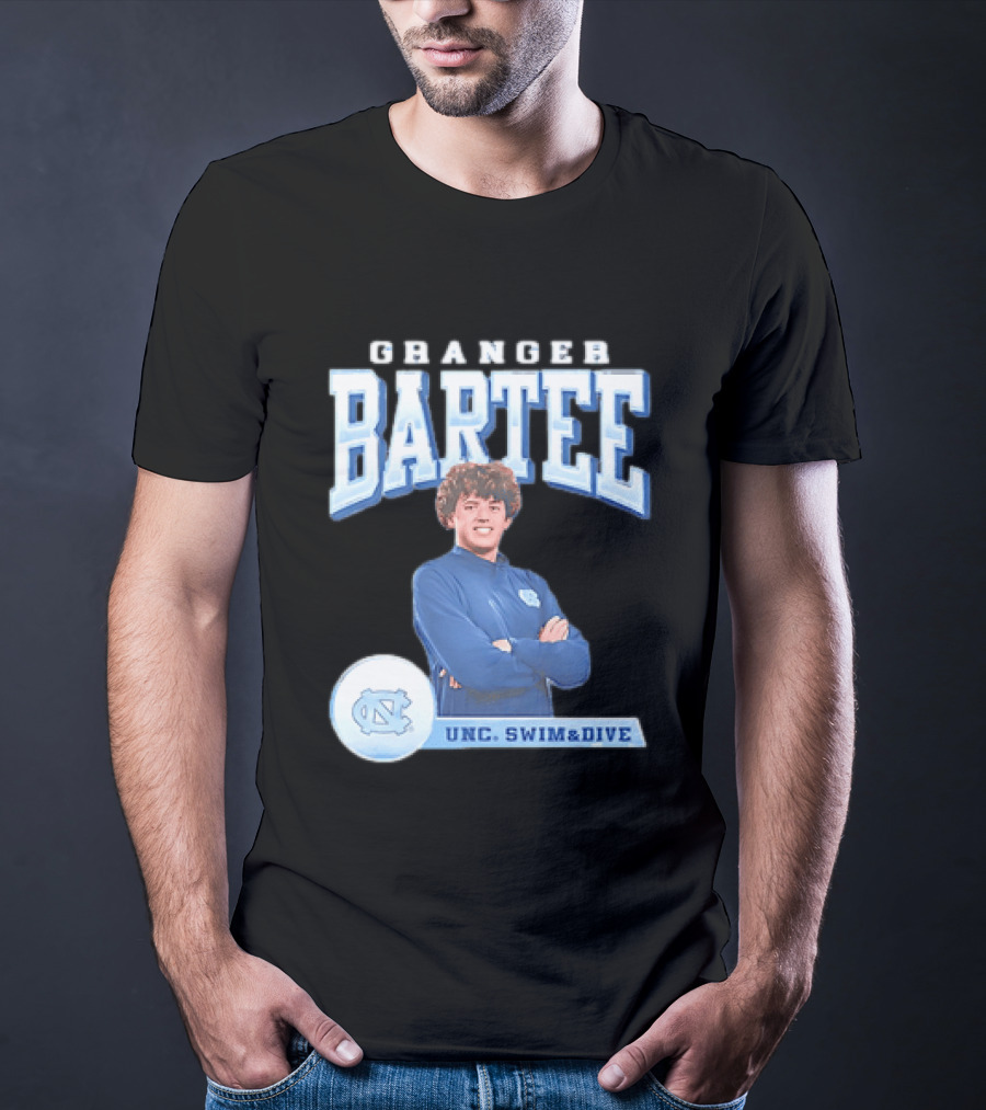 Granger Bartee UNC Swim & Dive North Carolina Tar Heels T-Shirt