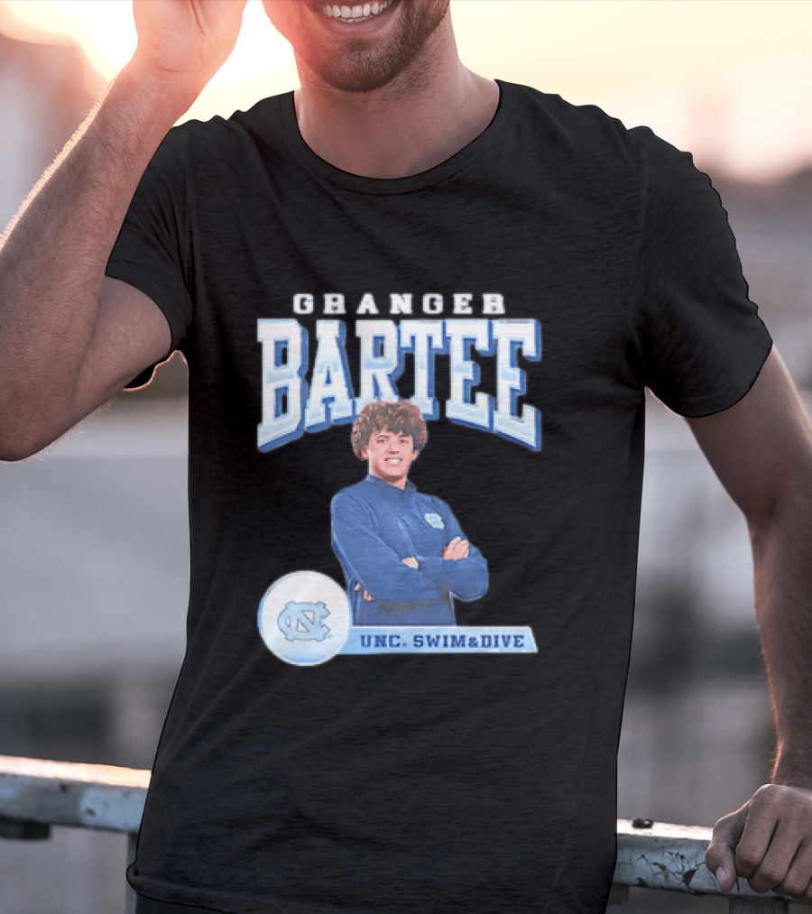 Granger Bartee UNC Swim & Dive North Carolina Tar Heels T-Shirt