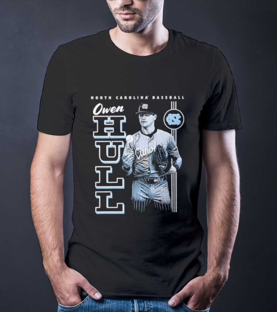 North Carolina Baseball Owen Hull Tar Heels T-Shirt