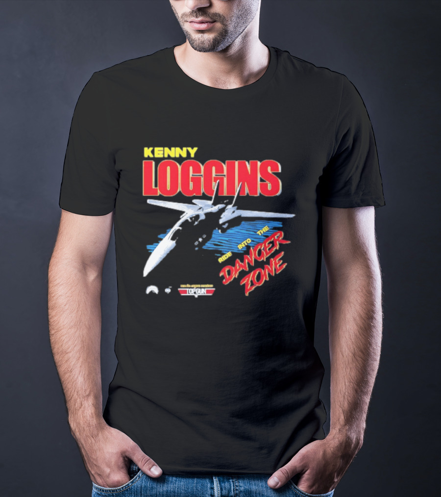 Kenny Loggins Ride Into The Danger Zone Top Gun Original Soundtrack T-Shirt