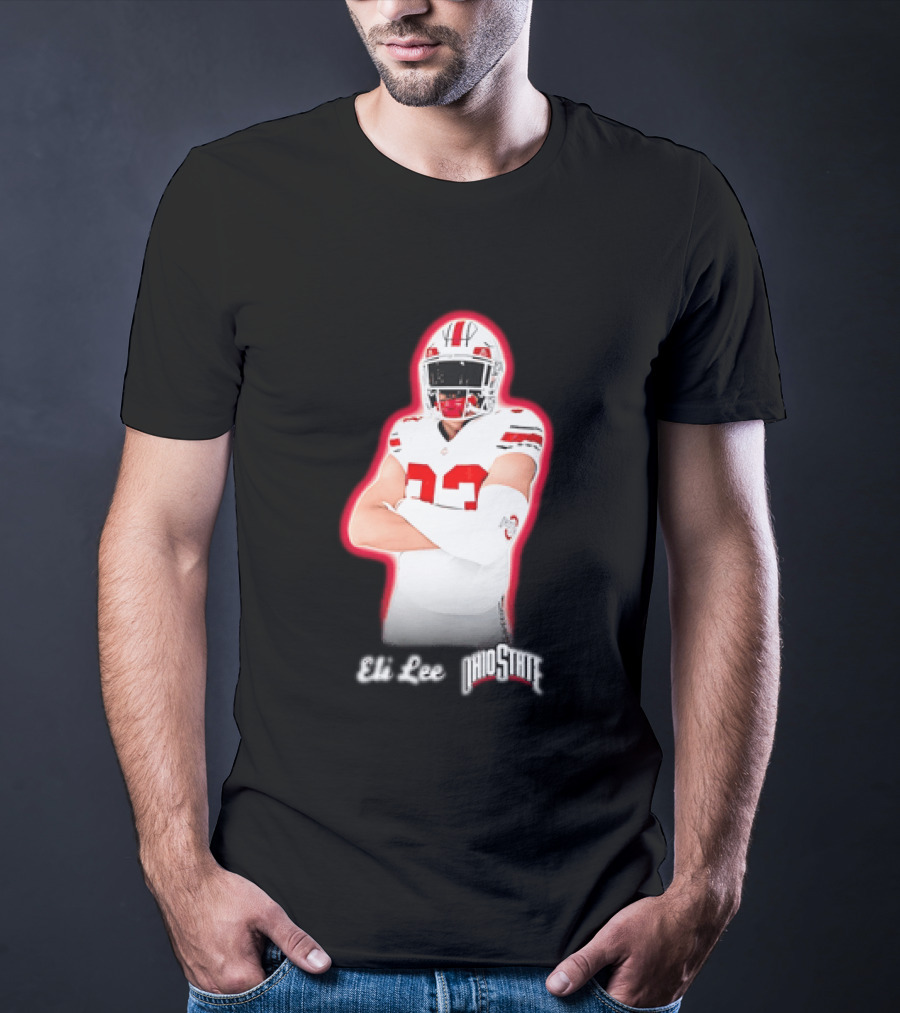 Ohio State Buckeyes Eli Lee 33 Football Player T-Shirt