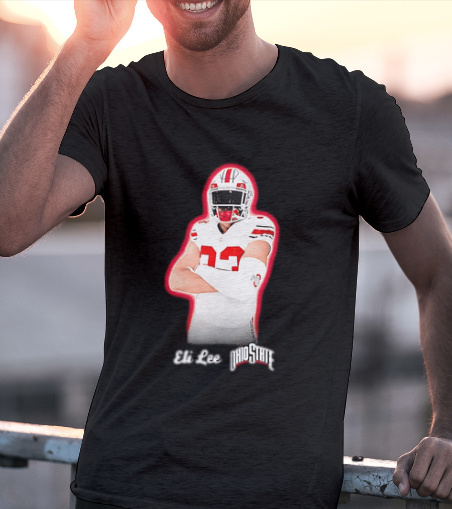 Ohio State Buckeyes Eli Lee 33 Football Player T-Shirt