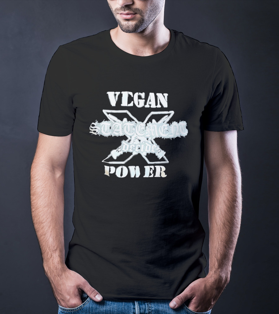 Vegan Statement X Decide Power T-Shirt