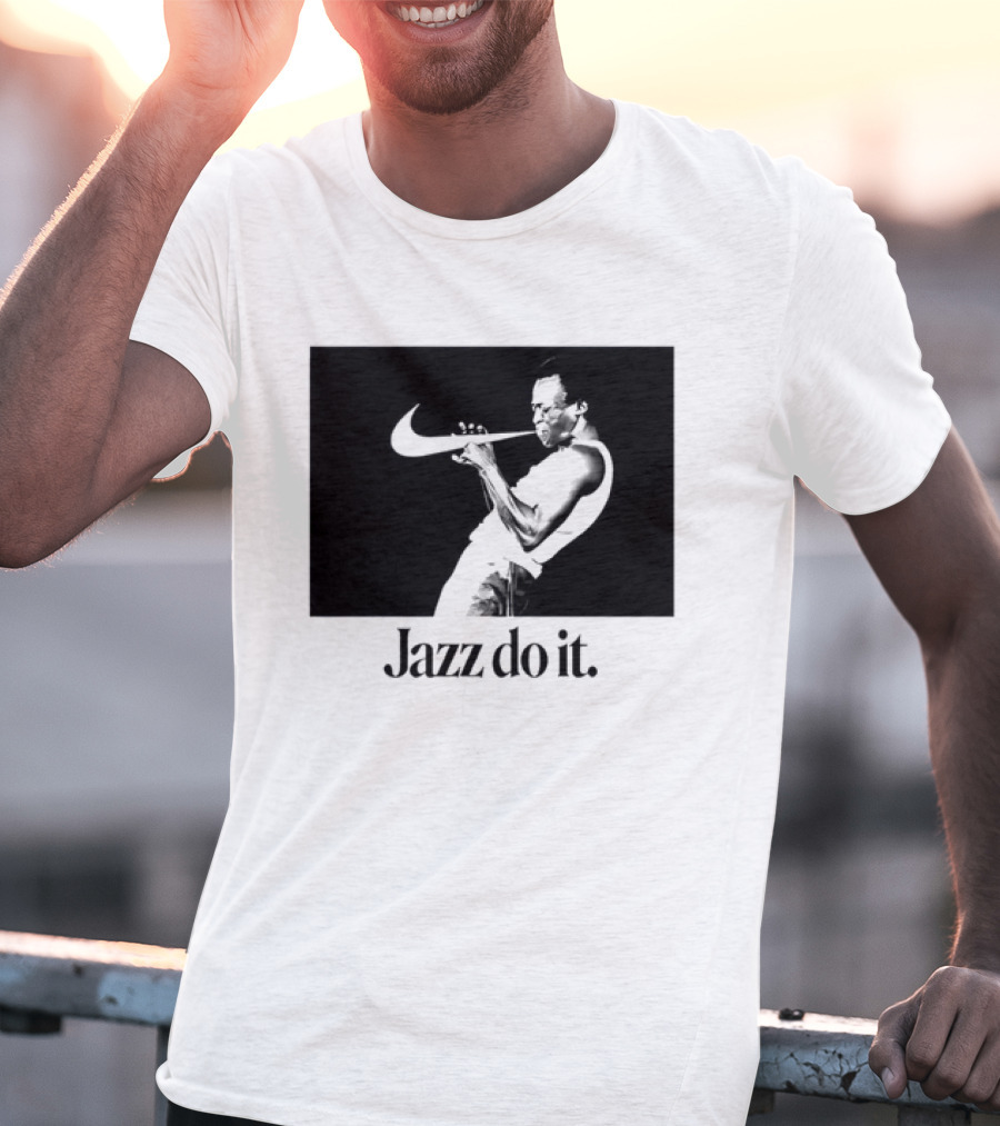 Miles Davis Jazz Do It Iconic Trumpet Player T-Shirt