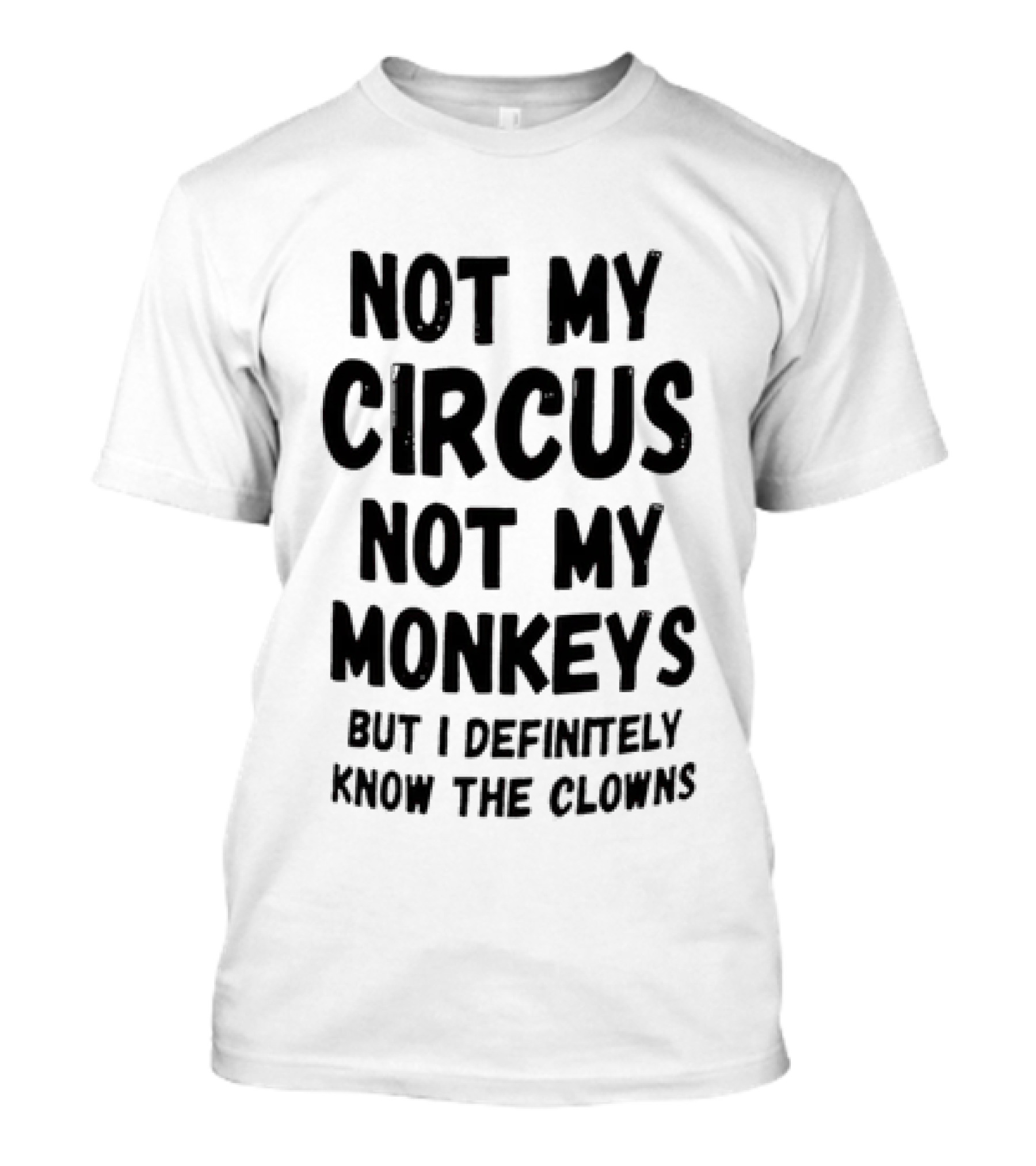 Not My Circus Not My Monkeys But I Definitely Know The Clowns T-Shirt