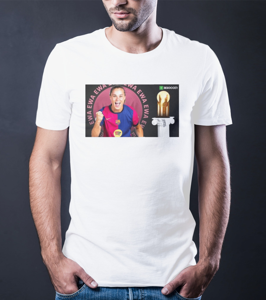 Ewa Pajor 2025 Gerd Muller Trophy Winner Barcelona FC BeSoccer T-Shirt