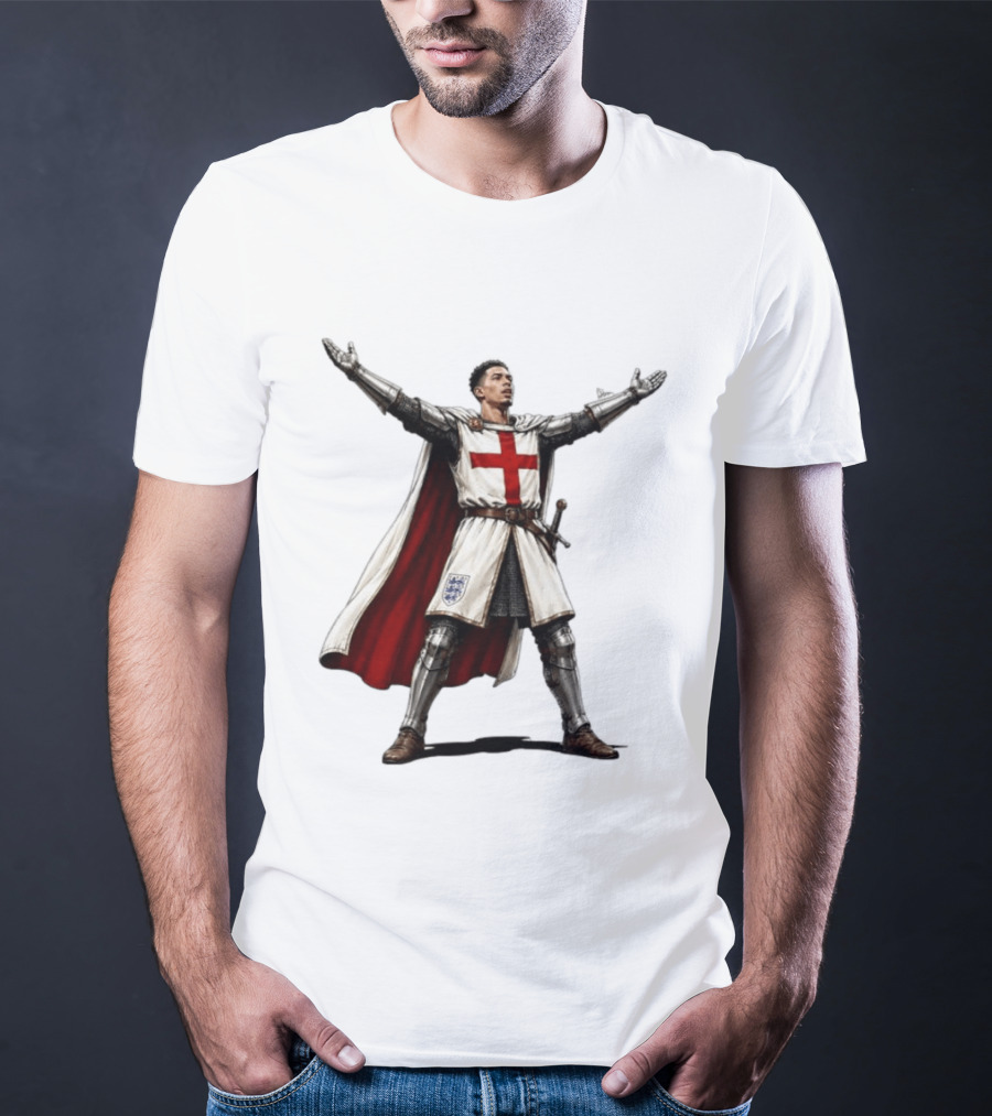 Jude Bellingham England National Football Knight Crusade Iconic Symbolism T-Shirt