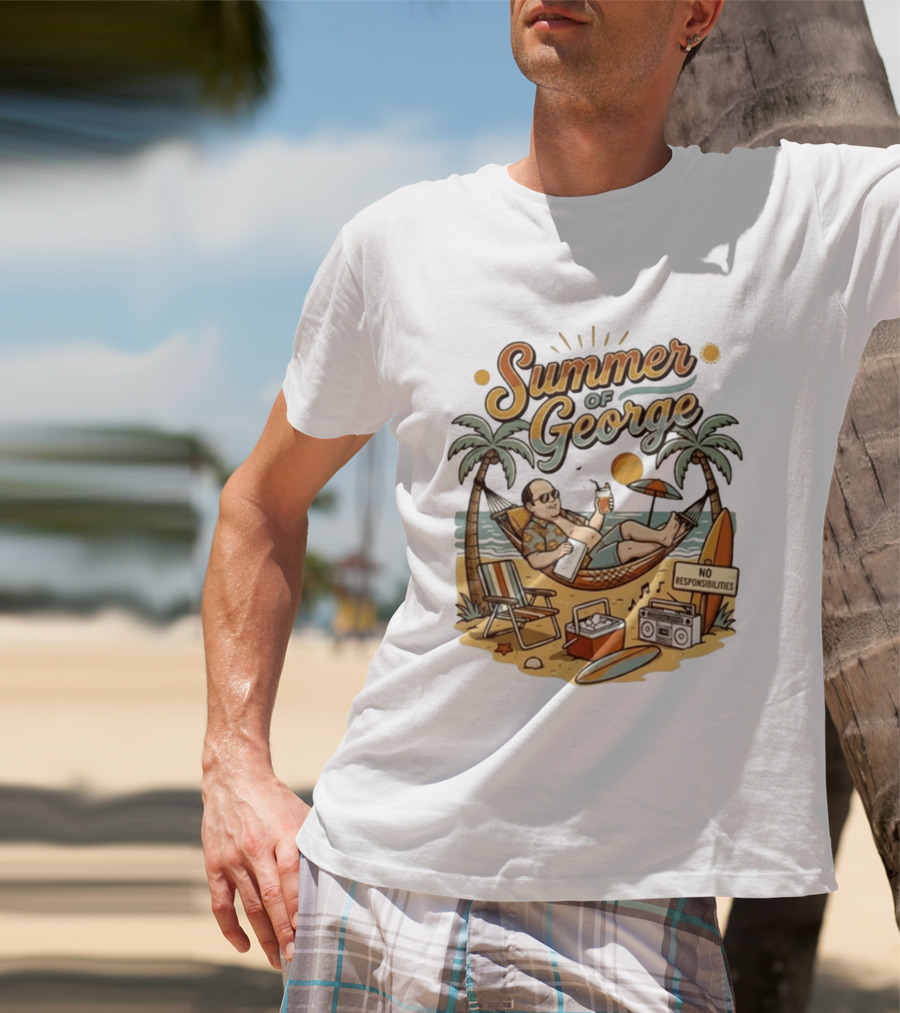 Summer Of George Seinfeld No Responsibilities Beach Relaxation T-Shirt