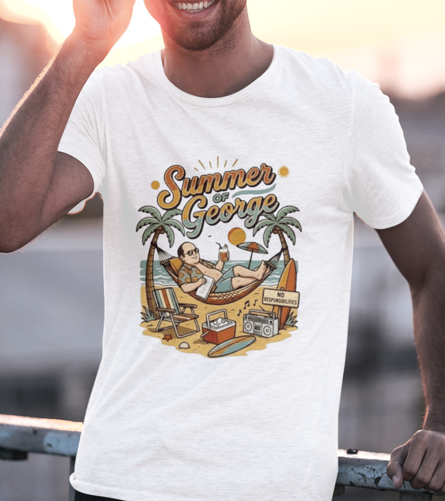 Summer Of George Seinfeld No Responsibilities Beach Relaxation T-Shirt