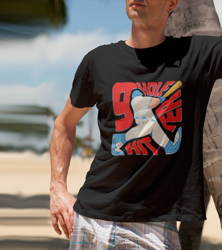 9 Hole Hitter Baseball Second Leadoff T-Shirt