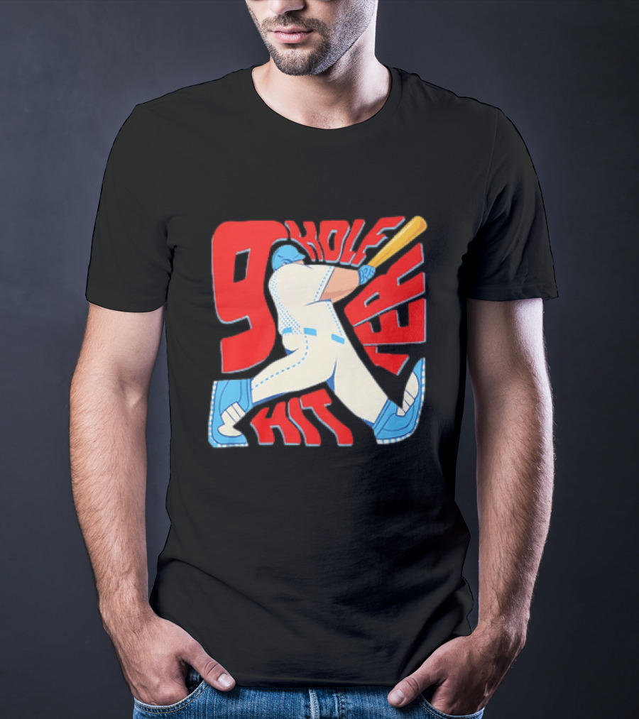 9 Hole Hitter Baseball Second Leadoff T-Shirt