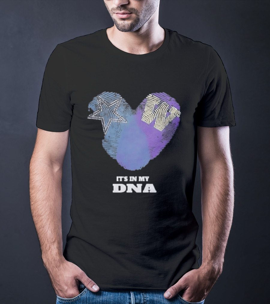 It's In My DNA Dallas Cowboys Star Symbol Fan Pride T-Shirt
