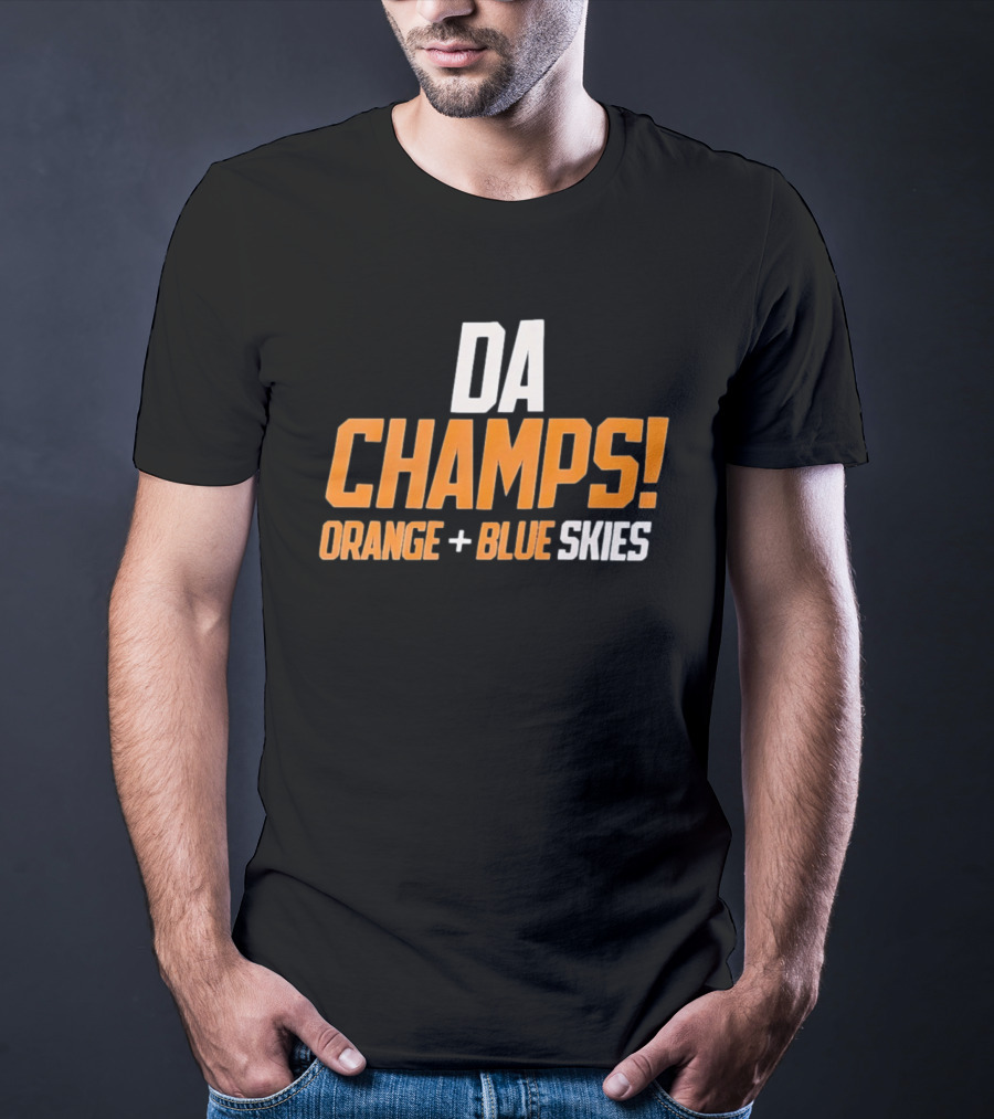 Da Champs Orange + Blue Skies T-Shirt