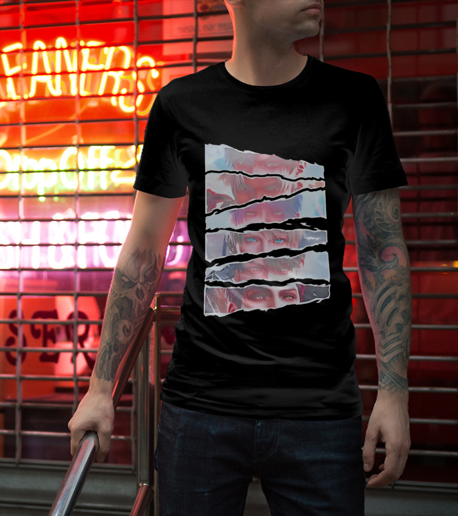 Love And Deepspace Otome Game Character Eyes Collage T-Shirt