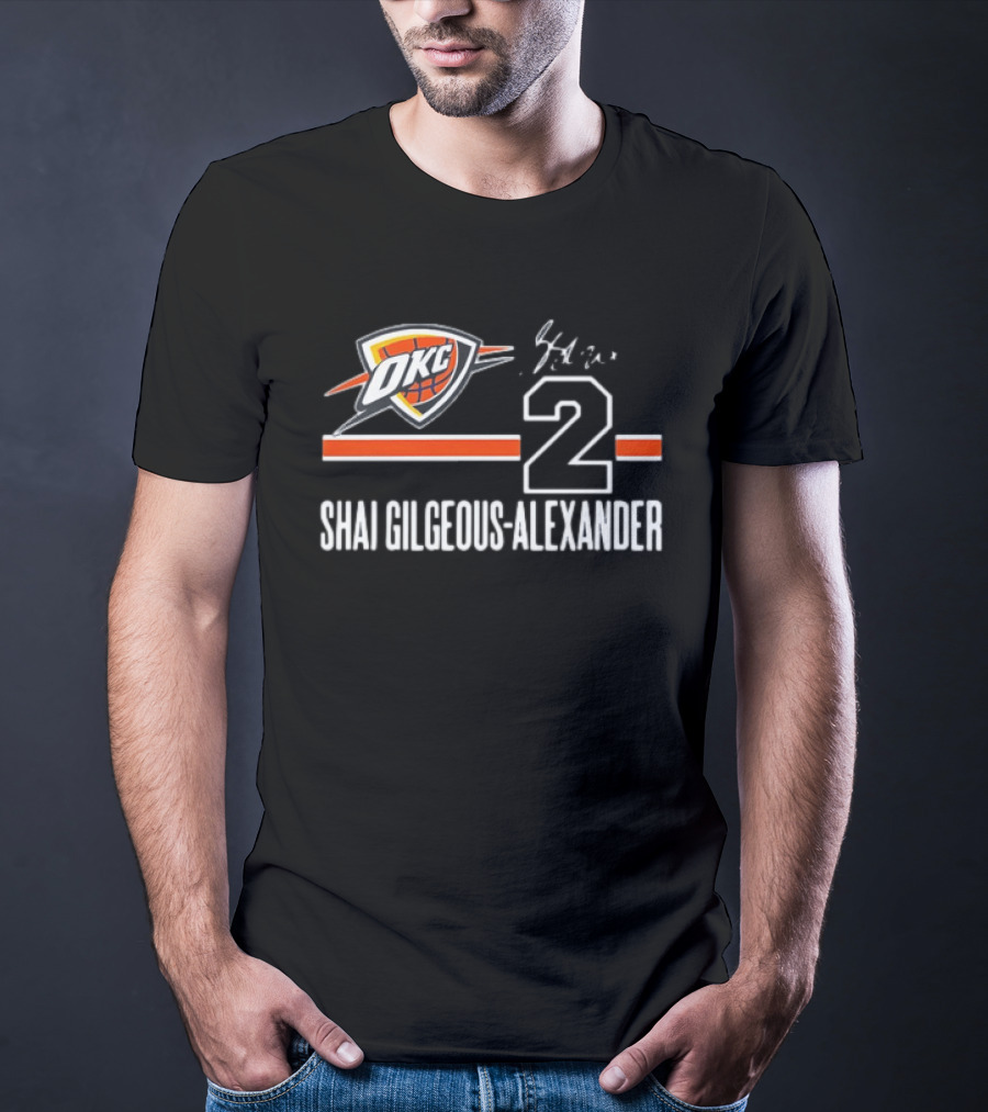 Shai Gilgeous Alexander OKC Thunder Signature 2 T-Shirt