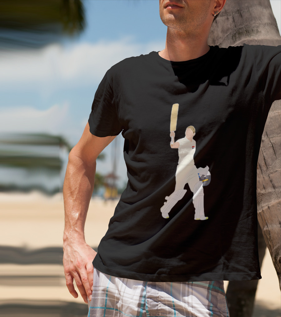 Steve Smith Celebrating Australian Cricket Icon Batter T-Shirt