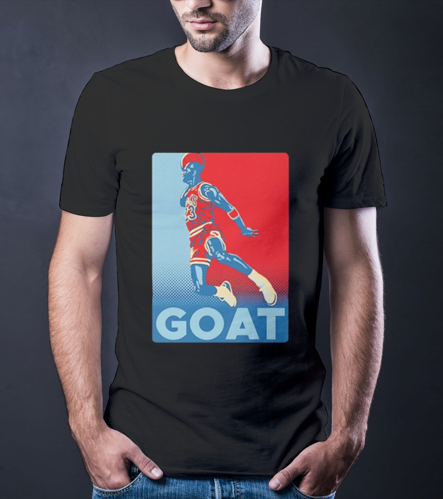 Michael Jordan GOAT Slam Dunk Chicago Bulls 23 T-Shirt