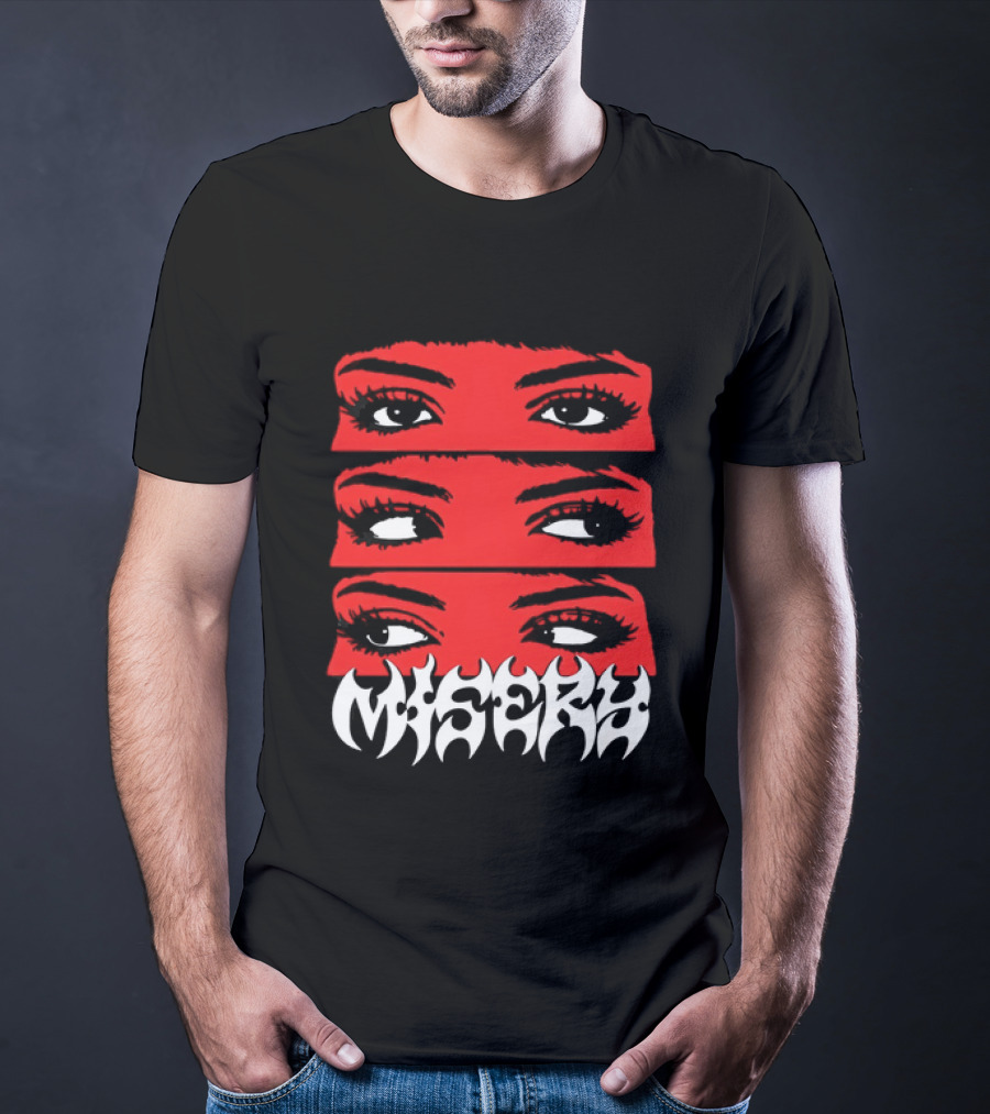 Misery Red Eyes Triple Stare T-Shirt