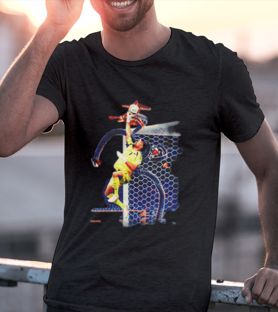 Vozinha Cape Verde Goalkeeper Octopus Marvel Mashup Soccer Heroics T-Shirt