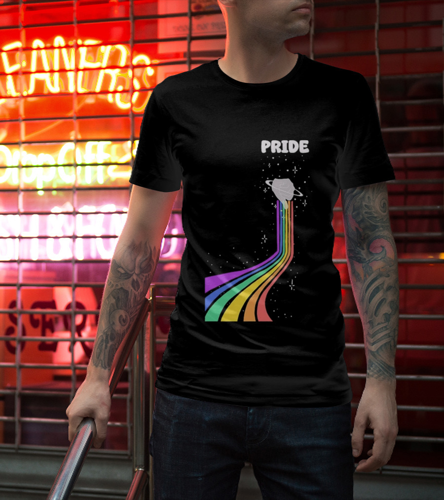 Pride Rainbow Space Hand Magic T-Shirt