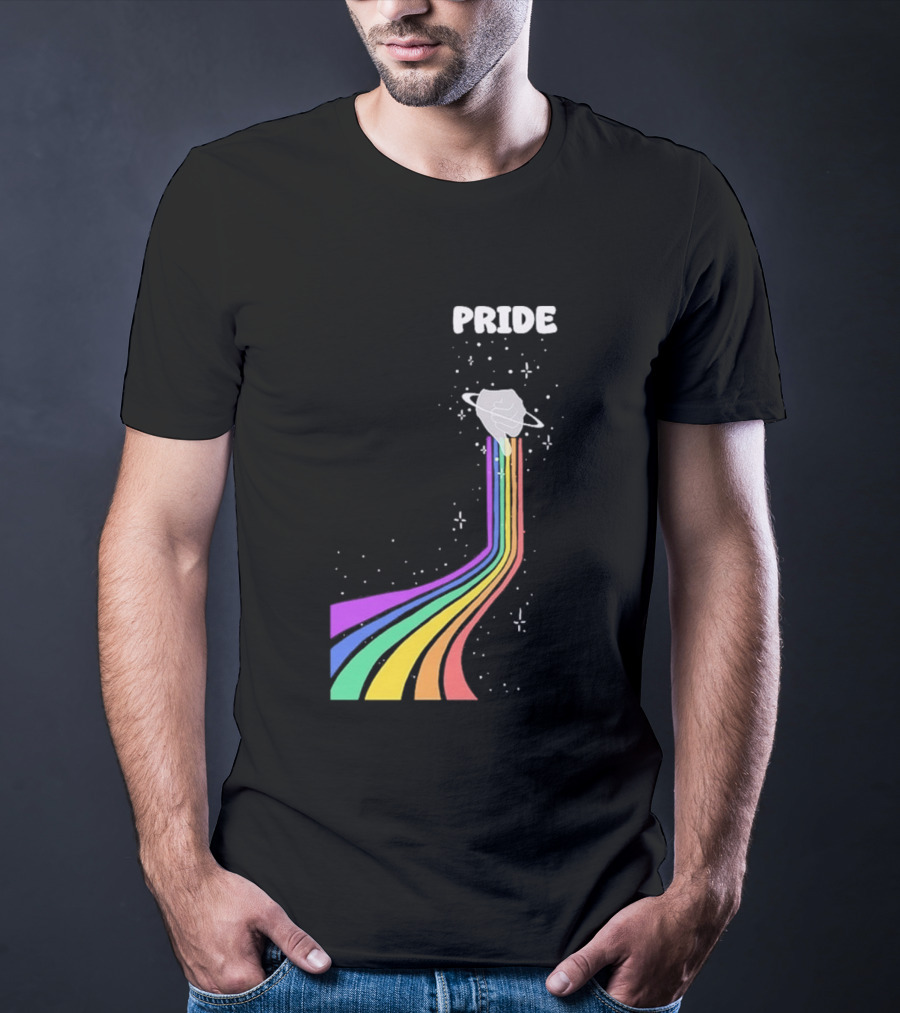 Pride Rainbow Space Hand Magic T-Shirt