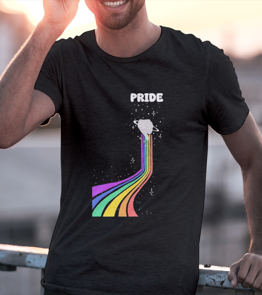 Pride Rainbow Space Hand Magic T-Shirt