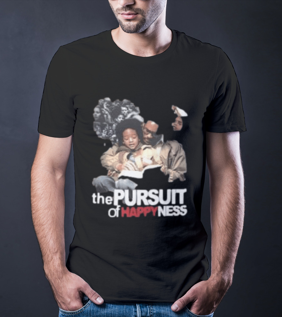The Pursuit Of Happyness Will Smith Jaden Smith Movie Scene T-Shirt