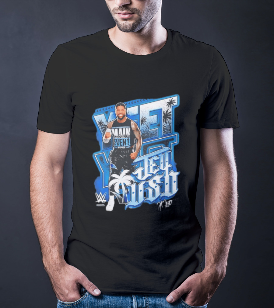 WWE Jey Uso Main Event Yeet Palm Trees Wrestling T-Shirt