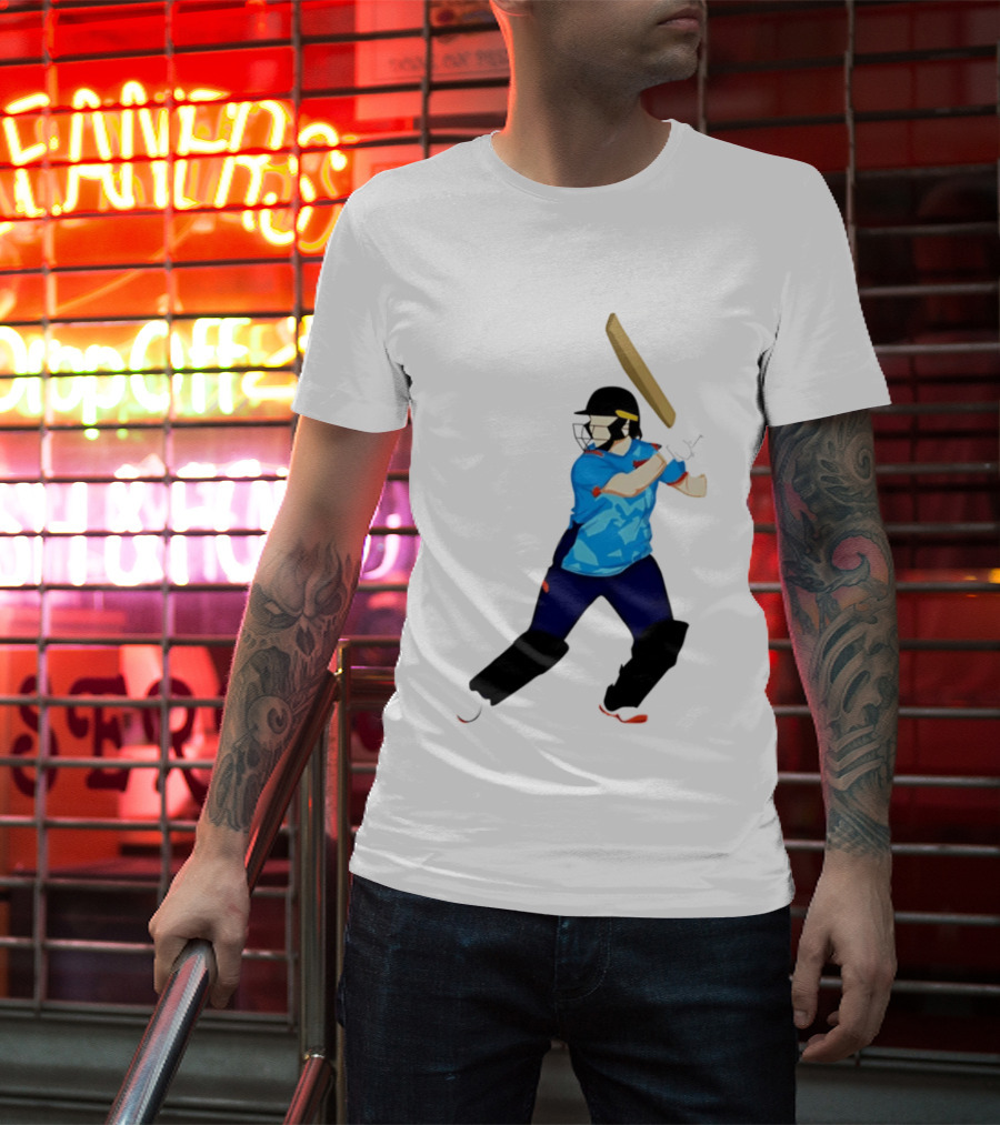 Alice Capsey Delhi Capitals Cricket WPL Player Batting T-Shirt