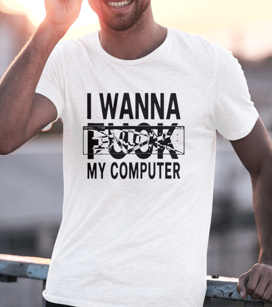 Dark Crystal V Tour 2026 I Wanna F*** My Computer T-Shirt