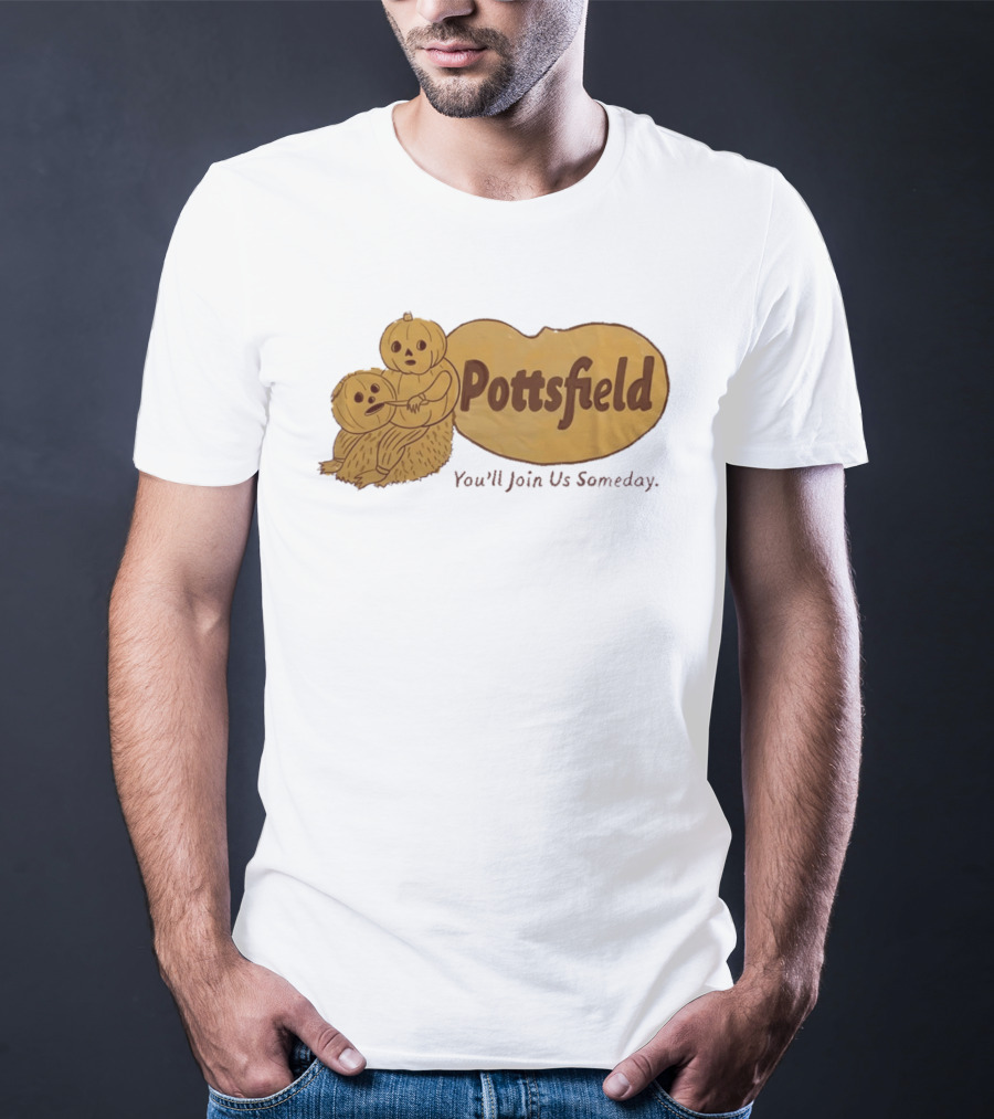 Pottsfield You'll Join Us Someday Pumpkin Characters Over The Garden Wall T-Shirt