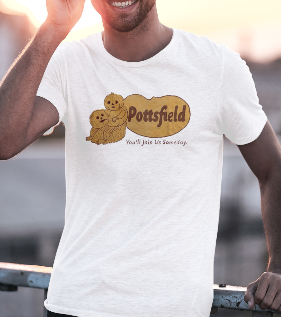 Pottsfield You'll Join Us Someday Pumpkin Characters Over The Garden Wall T-Shirt