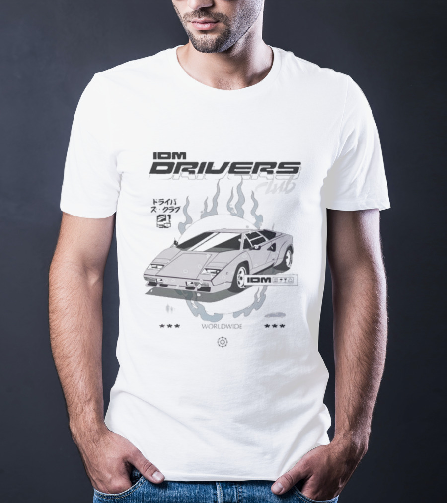 Top IDM Drivers Club 2025 Worldwide Racing Automotive Enthusiasts T-Shirt