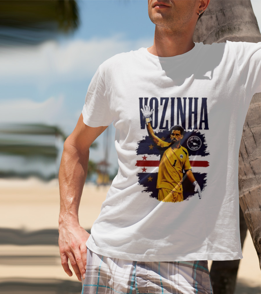 Vozinha Cabo Verde Goalkeeper Cape Verde National Team Soccer T-Shirt