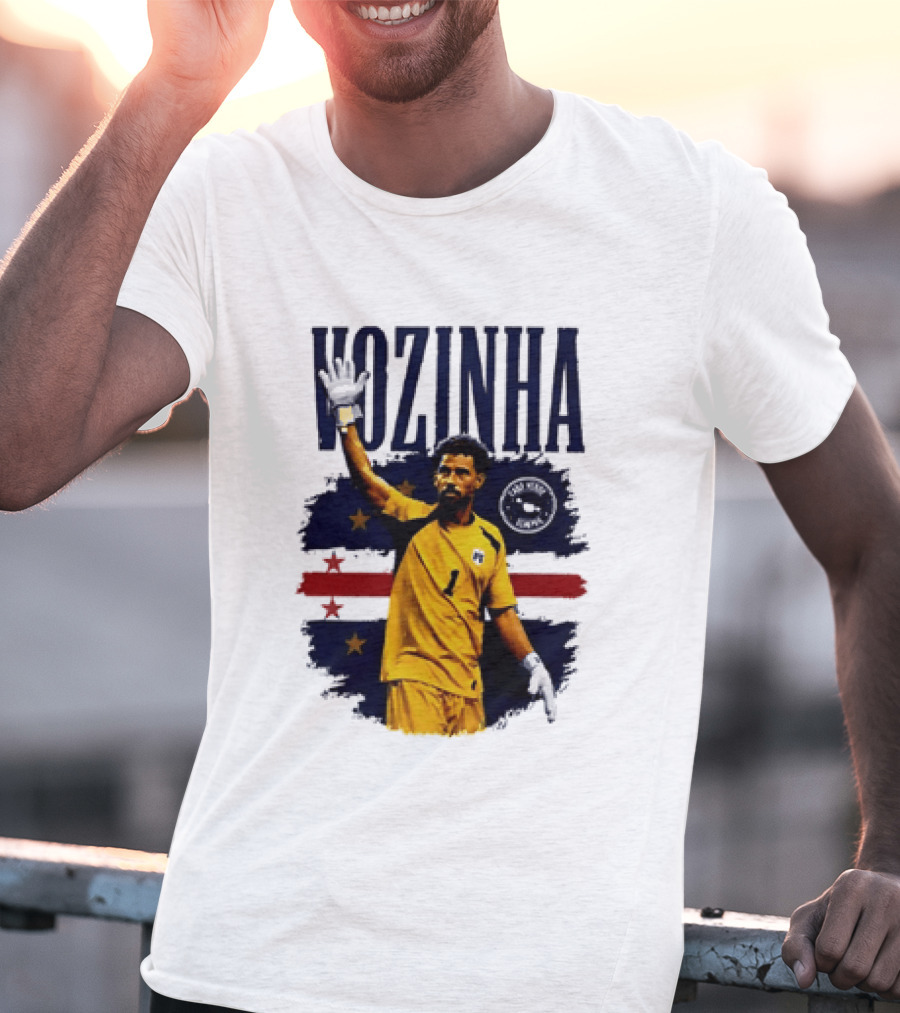 Vozinha Cabo Verde Goalkeeper Cape Verde National Team Soccer T-Shirt