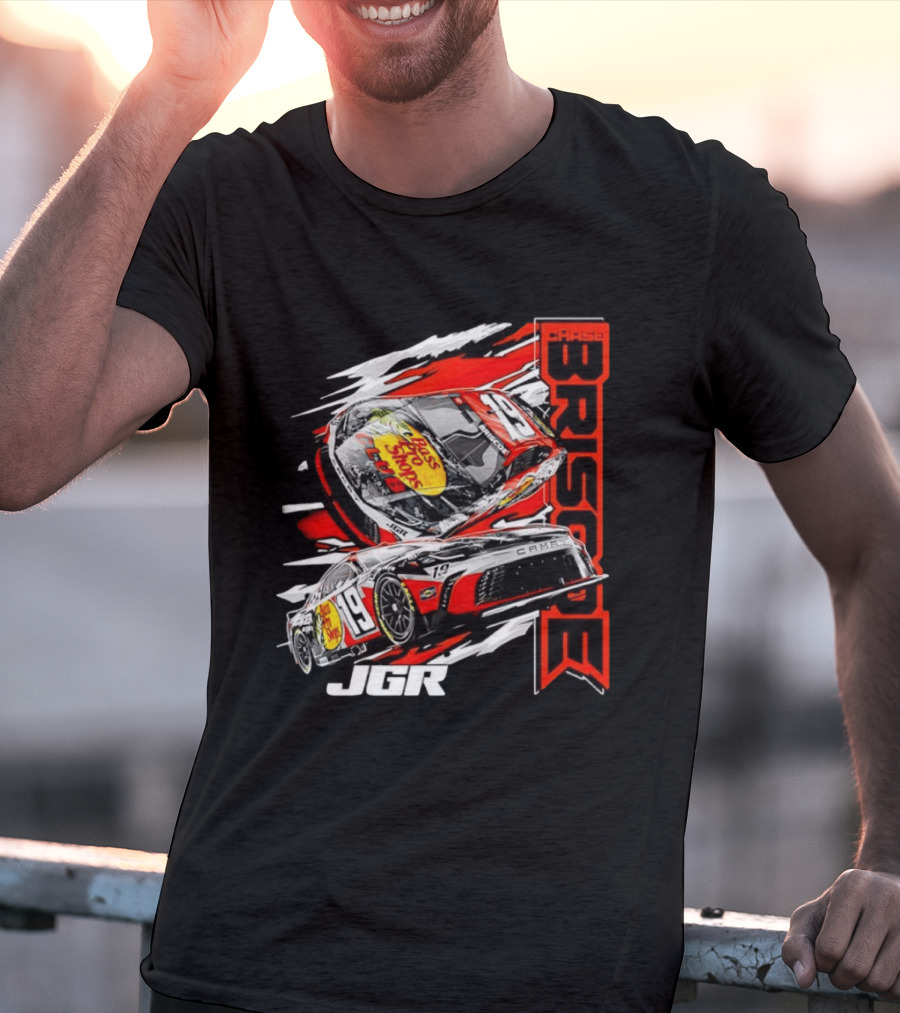 Chase Briscoe 19 Joe Gibbs Racing Bass Pro Shops Toyota Camry NASCAR JGR T-Shirt