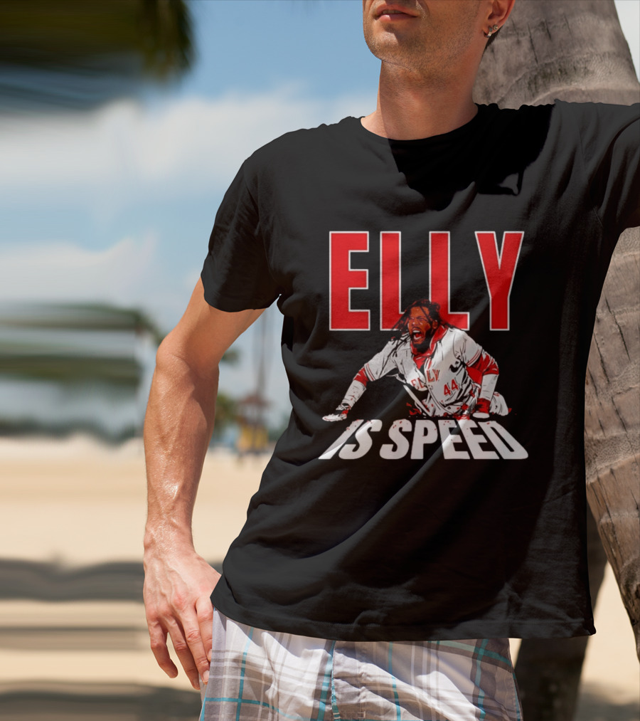 Elly De La Cruz Cincinnati Reds Elly 44 Is Speed T-Shirt