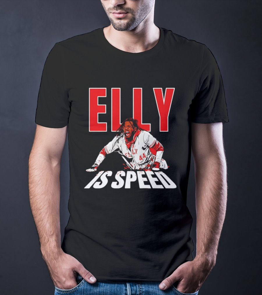 Elly De La Cruz Cincinnati Reds Elly 44 Is Speed T-Shirt