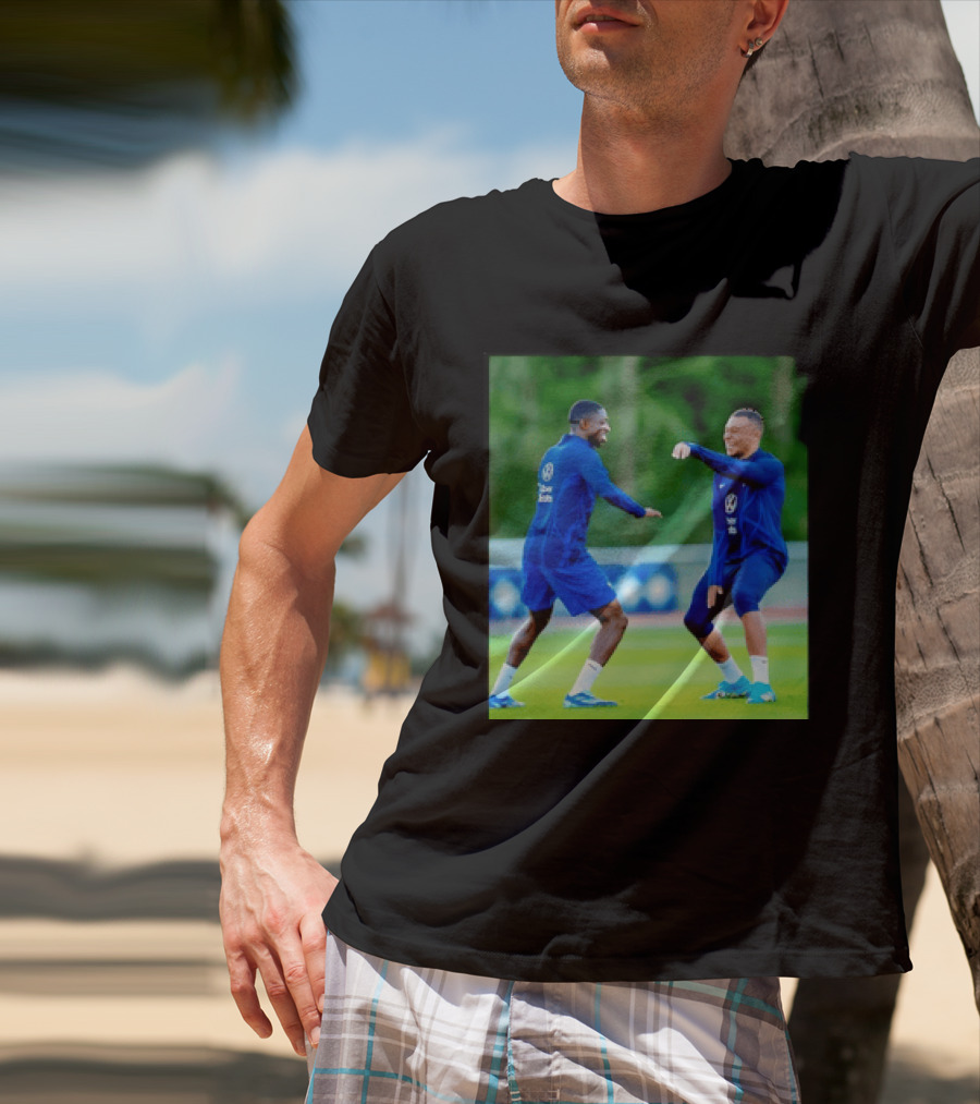 Kylian Mbappe Ousmane Dembele France National Football Team Training France Football Kings Of Europe T-Shirt