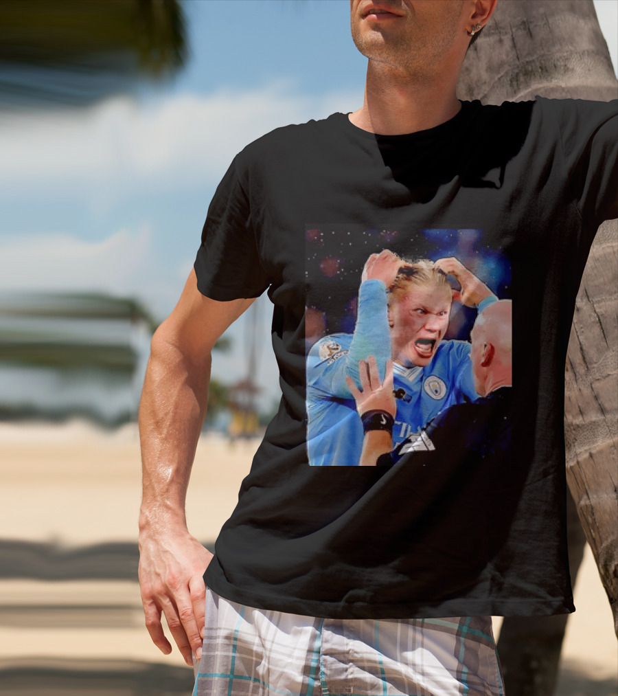Erling Haaland Manchester City Emotional Reaction T-Shirt