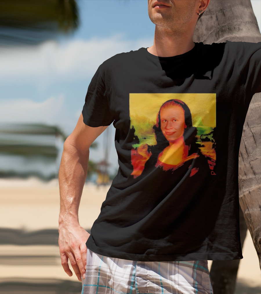 Mona Lisa Erling Haaland Manchester City Meme T-Shirt