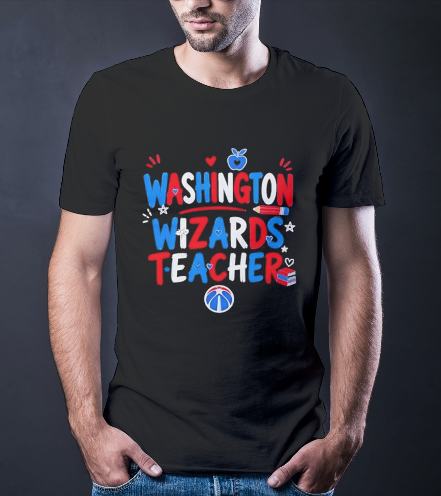 Washington Wizards Teacher Basketball School Spirit T-Shirt