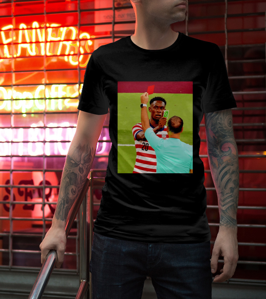Folarin Balogun USMNT Number 20 Reverse Card Meme Soccer T-Shirt