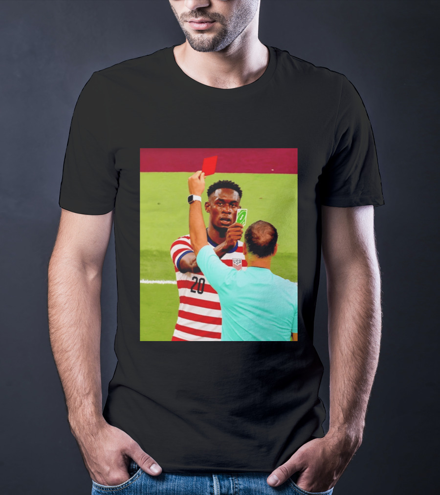 Folarin Balogun USMNT Number 20 Reverse Card Meme Soccer T-Shirt