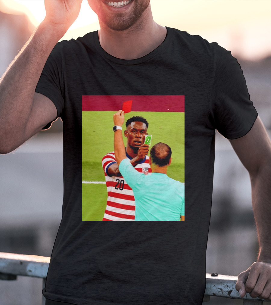 Folarin Balogun USMNT Number 20 Reverse Card Meme Soccer T-Shirt