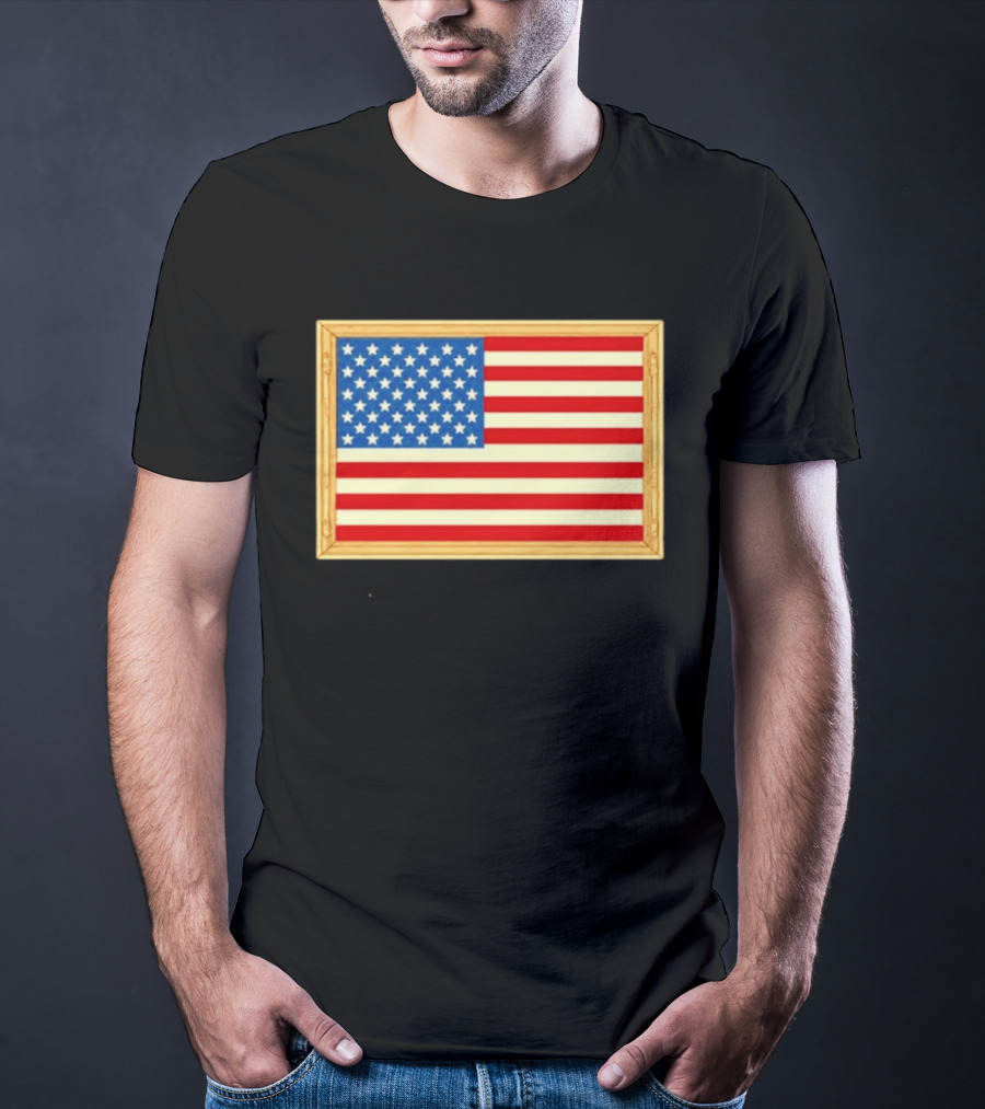 Theodore Roosevelt We Must Dare To Be Great American Flag T-Shirt