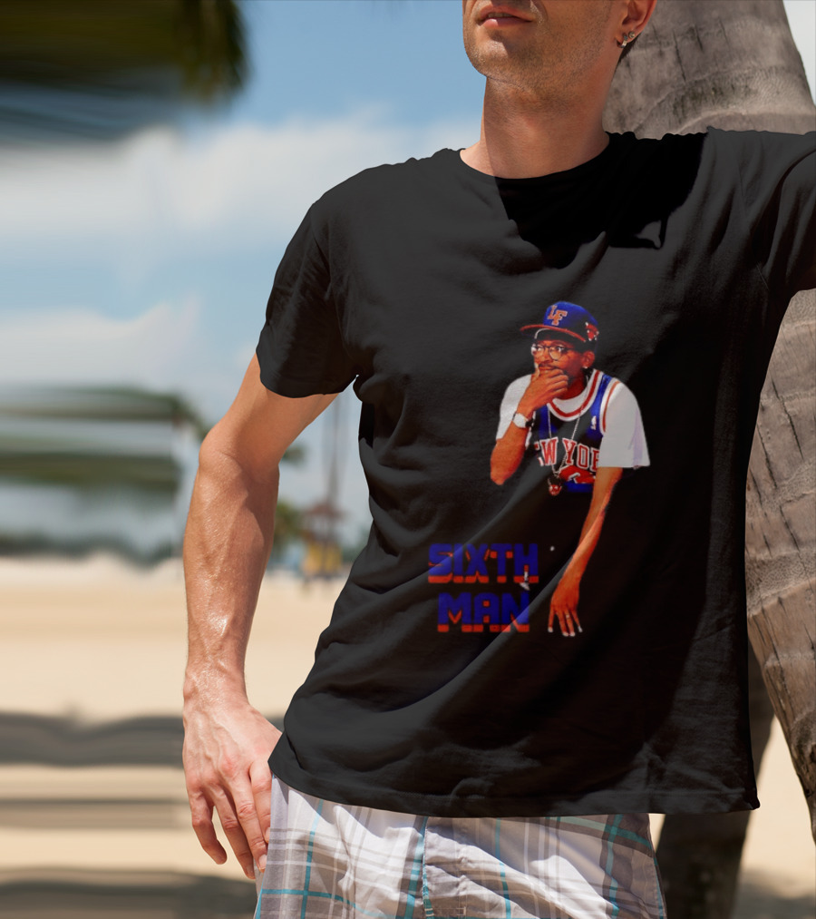 Spike Lee New York Knicks Sixth Man Yankees Cap T-Shirt