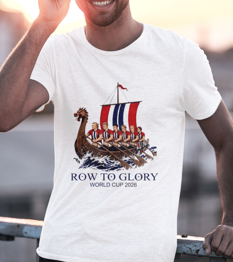 Norway 2026 World Cup Row To Glory Viking Crew T-Shirt